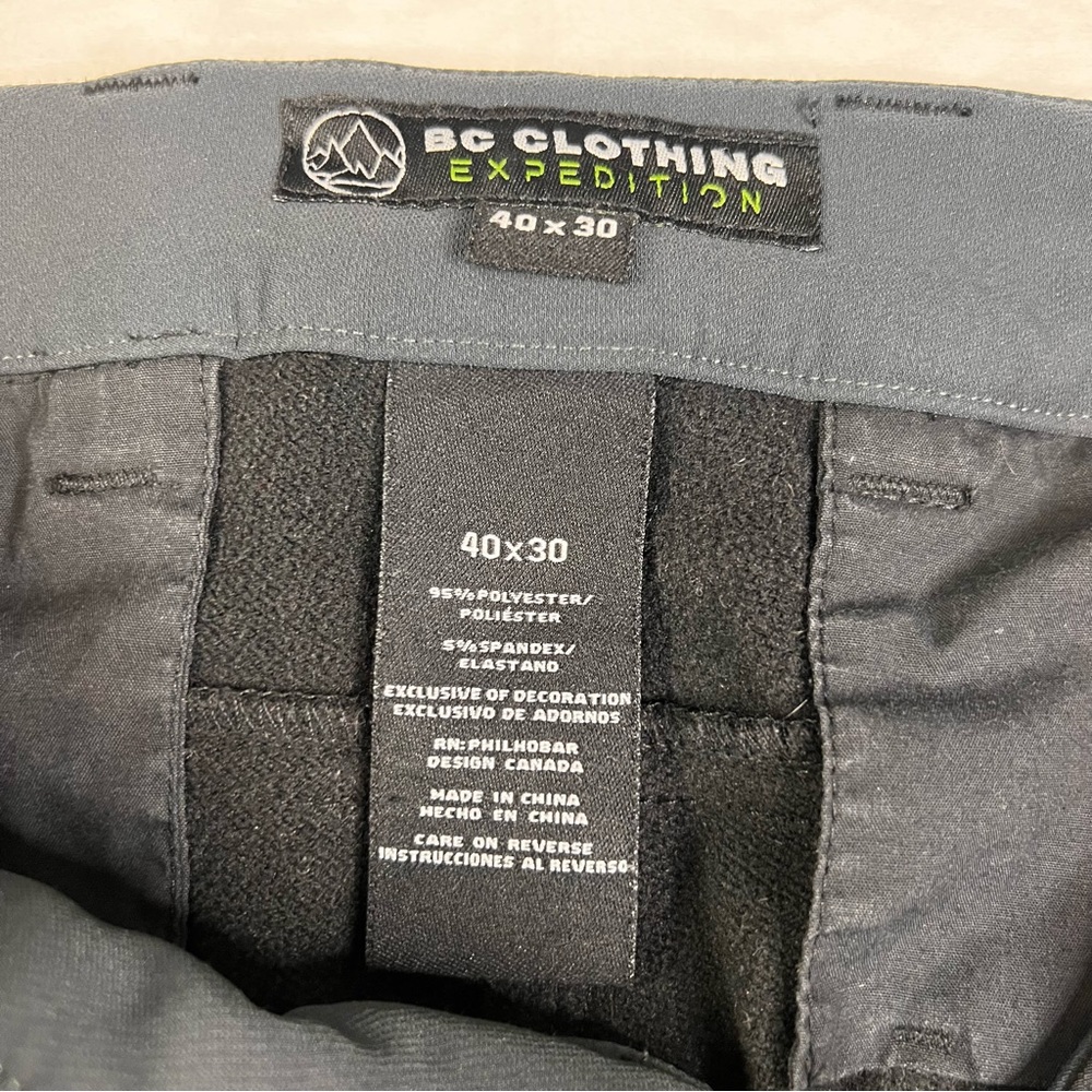 Bc Clothing Men's Expedition Stretch Brushed Back Pan… Gem